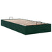 Cadru de pat otoman fără saltea verde închis 100x200 cm catifea - WALTI WALTI
