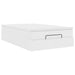 Cadru de pat otoman cu saltea alb 120x200cm piele artificială - WALTI WALTI