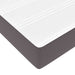 Cadru de pat otoman cu saltea gri 160x200cm piele artificială - WALTI WALTI
