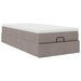 Cadru de pat otoman cu saltea Taupe 80x200cm Material - WALTI WALTI