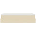 Cadru de pat otoman cu saltea crem 80x200cm stofa - WALTI WALTI