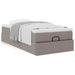 Cadru de pat otoman cu saltea Taupe 90x190cm Material - WALTI WALTI