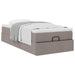 Cadru de pat otoman cu saltea Taupe 90x190cm Material - WALTI WALTI