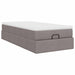 Cadru de pat otoman cu saltea Taupe 90x190cm Material - WALTI WALTI