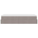 Cadru de pat otoman cu saltea Taupe 90x200cm Material - WALTI WALTI