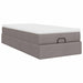 Cadru de pat otoman cu saltea Taupe 90x200cm Material - WALTI WALTI