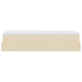 Cadru de pat otoman cu saltea crem 100x200cm stofa - WALTI WALTI