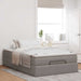 Cadru de pat otoman cu saltea Taupe 120x190 cm Material - WALTI WALTI