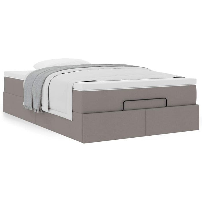 Cadru de pat otoman cu saltea Taupe 120x190 cm Material - WALTI WALTI