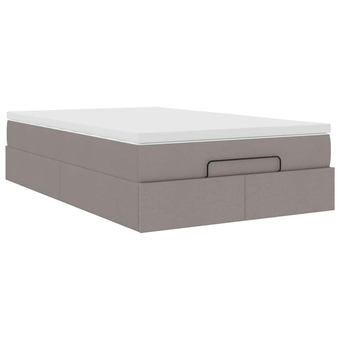 Cadru de pat otoman cu saltea Taupe 120x190 cm Material - WALTI WALTI