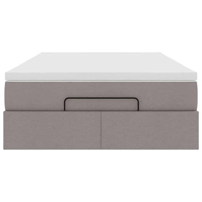 Cadru de pat otoman cu saltea Taupe 120x190 cm Material - WALTI WALTI