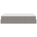 Cadru de pat otoman cu saltea Taupe 120x190 cm Material - WALTI WALTI
