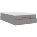 Cadru de pat otoman cu saltea Taupe 120x200cm Material - WALTI WALTI