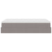 Cadru de pat otoman cu saltea Taupe 120x200cm Material - WALTI WALTI