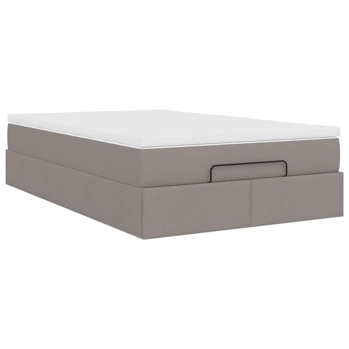 Cadru de pat otoman cu saltea Taupe 120x200cm Material - WALTI WALTI
