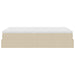 Cadru de pat otoman cu saltea crem 120x200cm stofa - WALTI WALTI