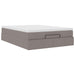 Cadru de pat otoman cu saltea Taupe 140x190cm Material - WALTI WALTI