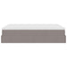 Cadru de pat otoman cu saltea Taupe 140x190cm Material - WALTI WALTI