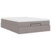 Cadru de pat otoman cu saltea Taupe 140x190cm Material - WALTI WALTI