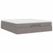 Cadru de pat otoman cu saltea Taupe 180x200cm Material - WALTI WALTI