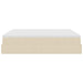 Cadru de pat otoman cu saltea crem 180x200cm stofa - WALTI WALTI