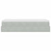 Cadru de pat otoman cu saltea Gri deschis 80x200cm catifea - WALTI WALTI