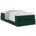 Cadru de pat otoman cu saltea catifea verde închis 90x200cm - WALTI WALTI