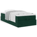 Cadru de pat otoman cu saltea catifea verde închis 90x200cm - WALTI WALTI
