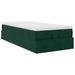 Cadru de pat otoman cu saltea catifea verde închis 90x200cm - WALTI WALTI