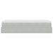 Cadru de pat otoman cu saltea Gri deschis 100x200cm catifea - WALTI WALTI