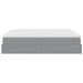Cadru de pat otoman cu saltele Gri deschis 160x200cm Material - WALTI WALTI
