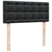 Cadru pat otoman cu saltea neagră 120x190 cm piele artificială - WALTI WALTI