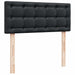 Cadru de pat otoman saltea neagră 120x200cm piele artificială - WALTI WALTI