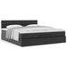 Cadru de pat otoman saltele Negru 200x200cm piele artificială - WALTI WALTI