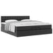Cadru de pat otoman saltele Negru 200x200cm piele artificială - WALTI WALTI