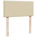 Cadru de pat otoman cu saltea crem 80x200cm stofa - WALTI WALTI