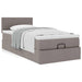 Pat otoman cu saltea Taupe 90x200 cm Stofa - WALTI WALTI
