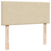 Cadru de pat otoman cu saltea crem 120x190cm stofa - WALTI WALTI