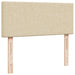 Cadru de pat otoman cu saltea crem 120x200cm stofa - WALTI WALTI