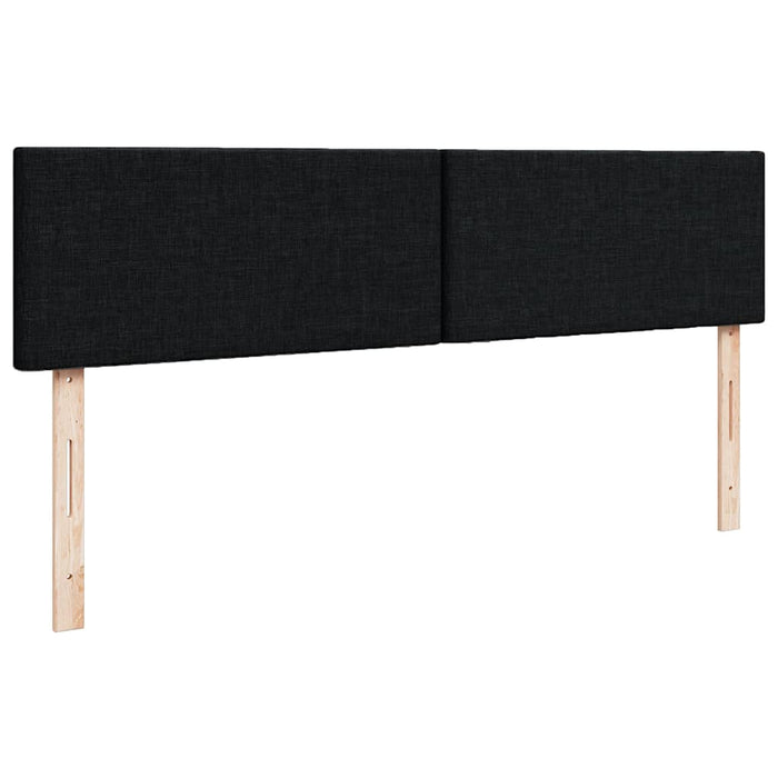 Pat otoman cu saltea negru 140x190 cm stofa - WALTI WALTI