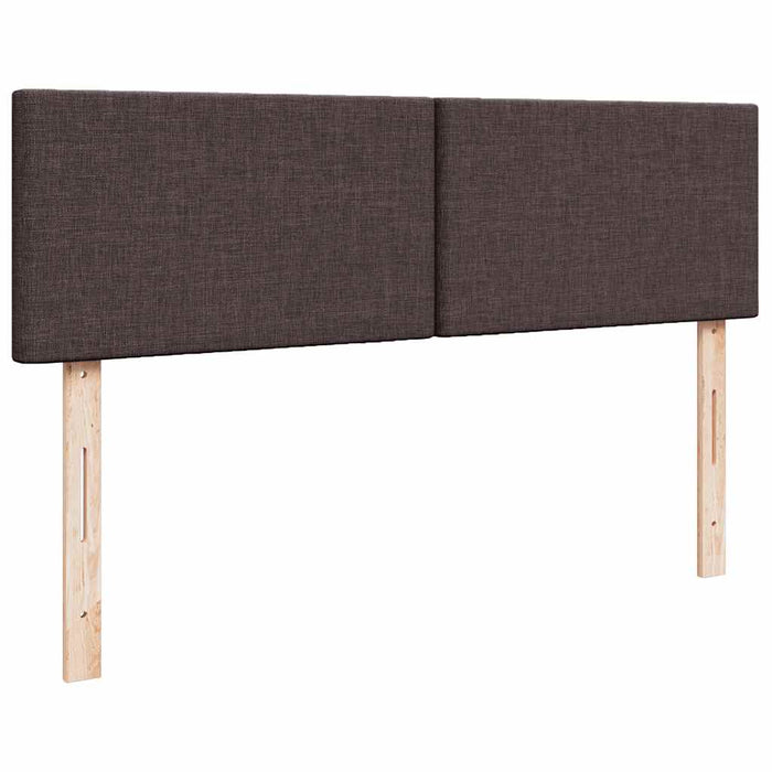 Pat otoman cu saltea țesătură maro închis 140x190 cm - WALTI WALTI