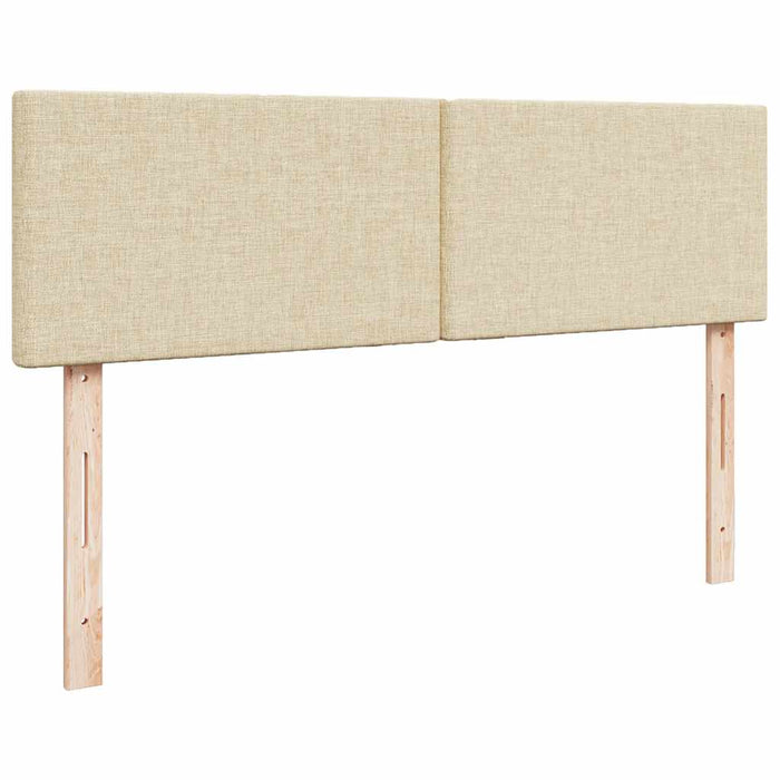 Pat otoman cu saltea crem 140x190 cm stofa - WALTI WALTI