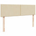 Pat otoman cu saltea crem 140x190 cm stofa - WALTI WALTI