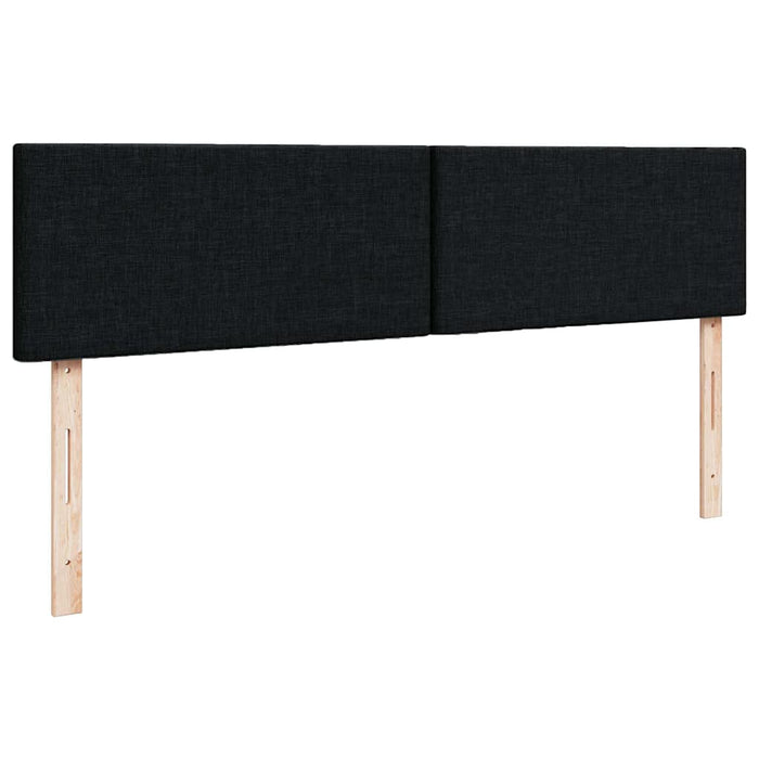Pat otoman cu saltea negru 140x200 cm stofa - WALTI WALTI