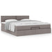 Cadru de pat otoman cu saltea Taupe 180x200cm Material - WALTI WALTI
