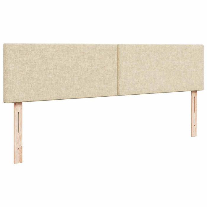 Cadru de pat otoman cu saltea crem 200x200 cm stofa - WALTI WALTI