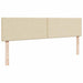 Cadru de pat otoman cu saltea crem 200x200 cm stofa - WALTI WALTI