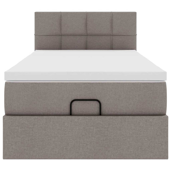 Cadru de pat otoman cu saltea Taupe 90x190cm Material - WALTI WALTI