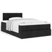Pat otoman cu saltea negru 120x190 cm stofa - WALTI WALTI