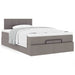 Cadru de pat otoman cu saltea Taupe 120x190 cm Material - WALTI WALTI